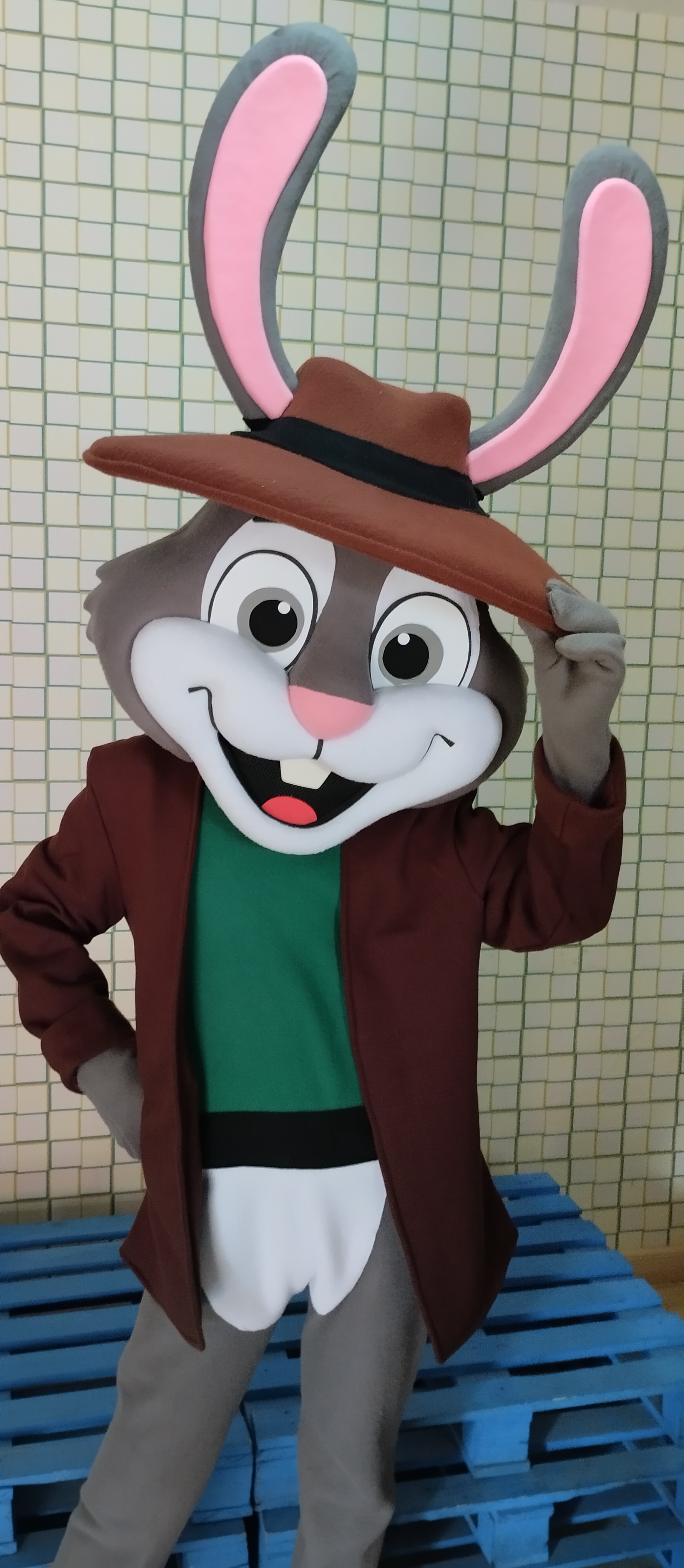 \Mascote fantasia Coelho, fantasia, mascote, mascota, boneco de vestir, boneco cabeção