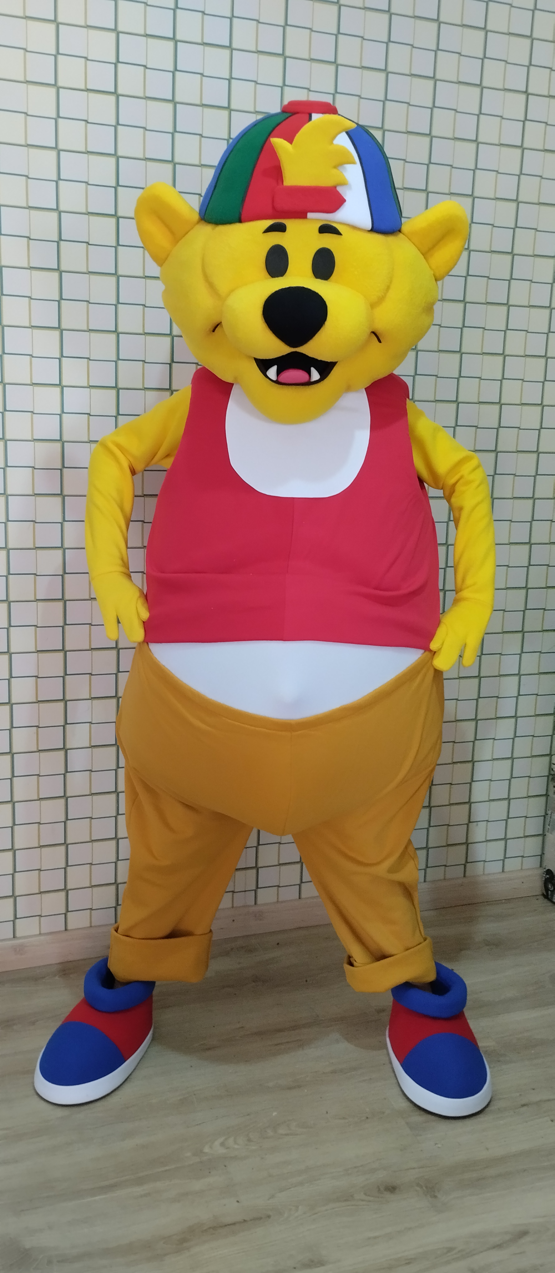 Mascote fantasia Ursão, fantasia, mascote, mascota, boneco de vestir, boneco cabeção